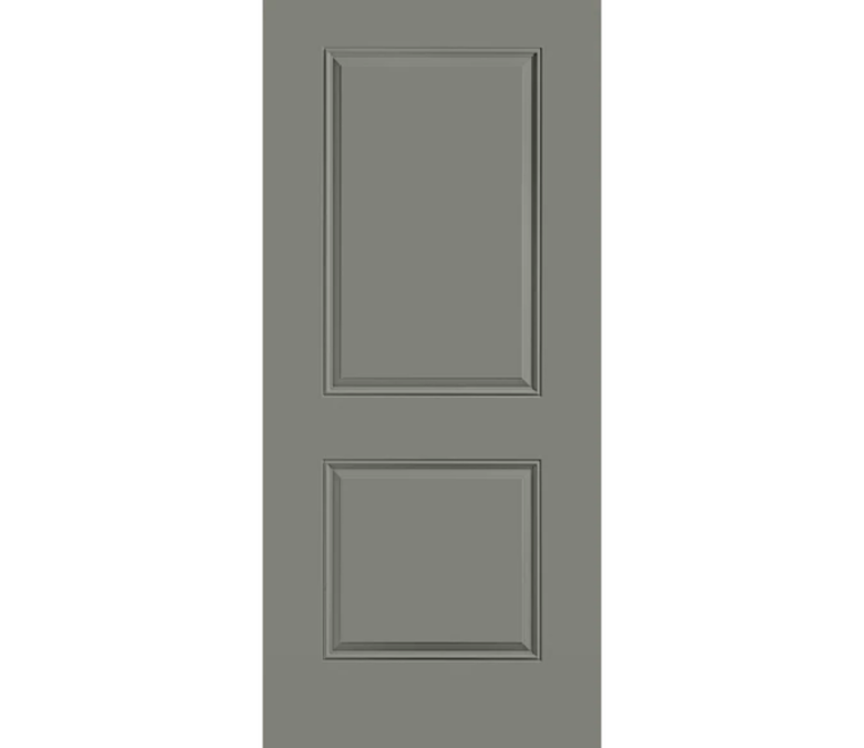 Terre Haute 2 Panel Square Steel Entry Door