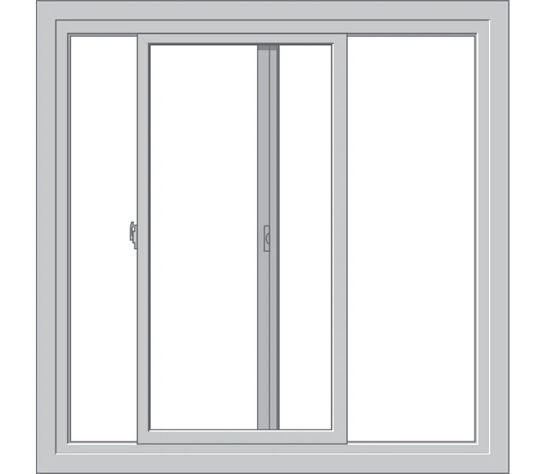 Terre Haute Pella Hurricane Shield Series Vinyl Sliding Window