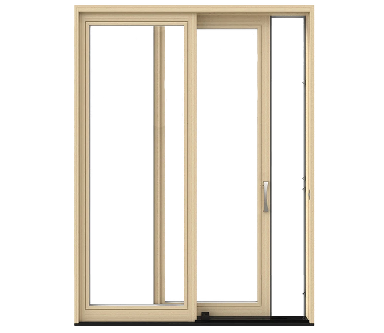 Terre Haute Pella Lifestyle Series Wood Sliding Patio Doors